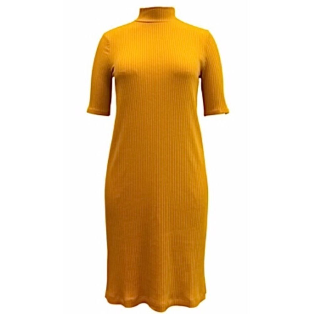 Style & Co Petite Ribbed Mock-Neck Dress women’s size PS